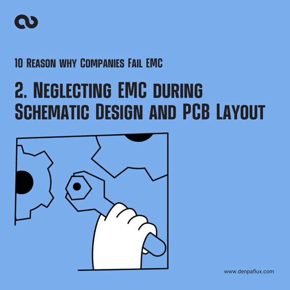 2. Neglecting EMC during Schematic Design and PCB Layout